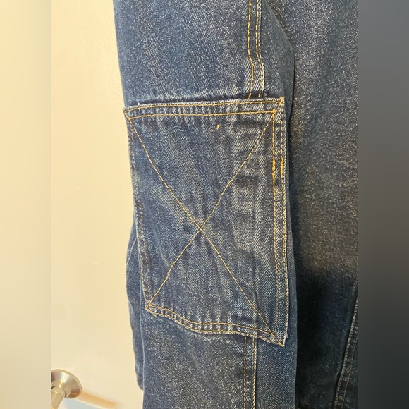 Vintage Wrangler Corduroy Neck Denim Coat Mens Pockets Sherpa Lined
Size Small - Picture 7 of 9